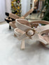 Women Luxury Rhinestone Decor Open Toe Buckle Straps